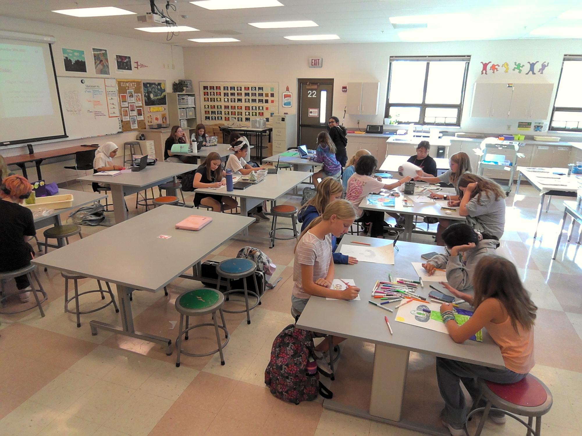 All About WMS Art Club: Mrs. White SLAYS!!!